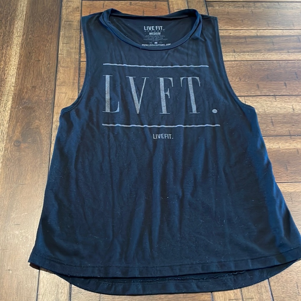 3/$15🔴 Live Fit. Apparel tank top LVFT medium muscle tee